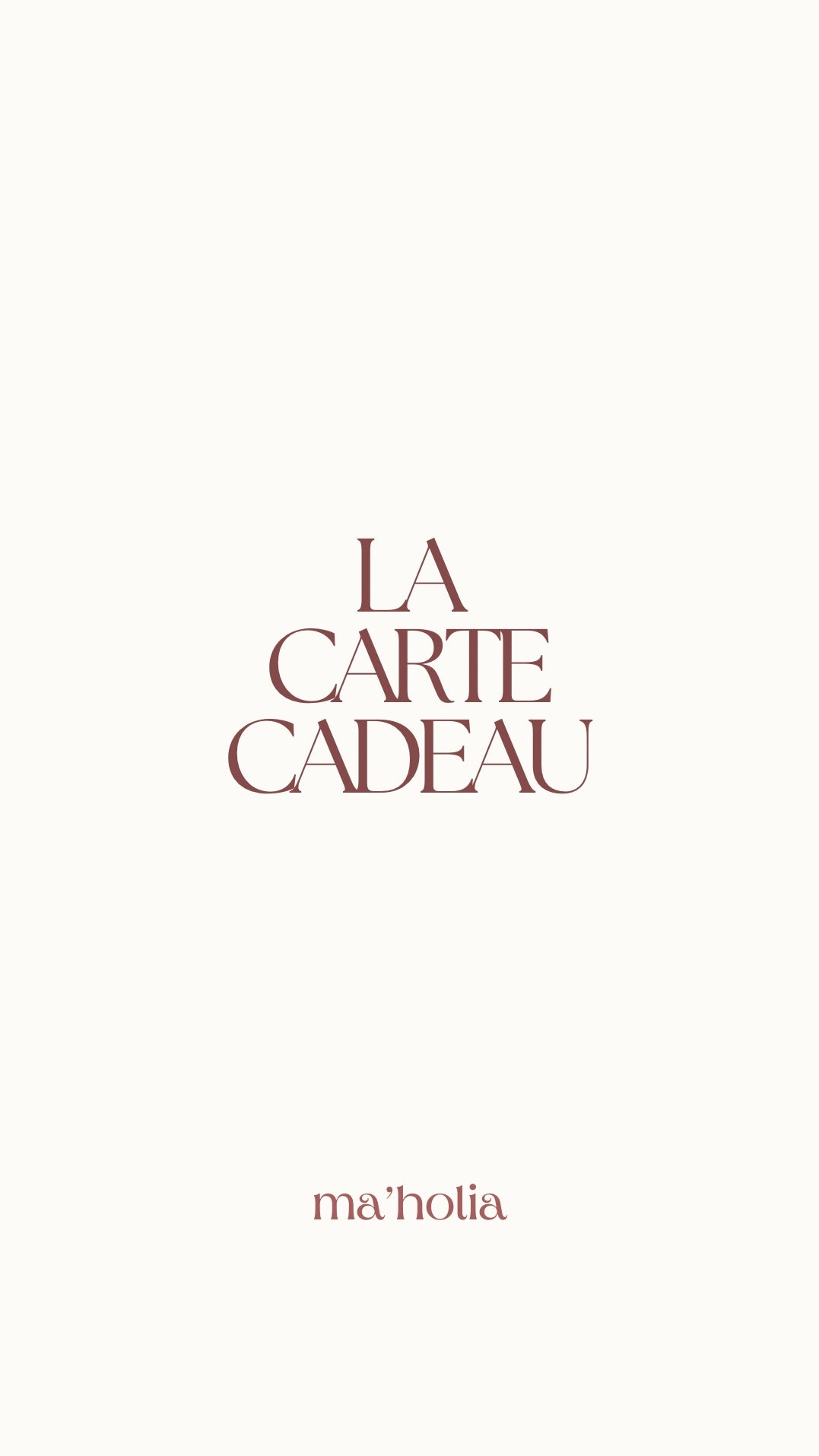 CARTE CADEAU