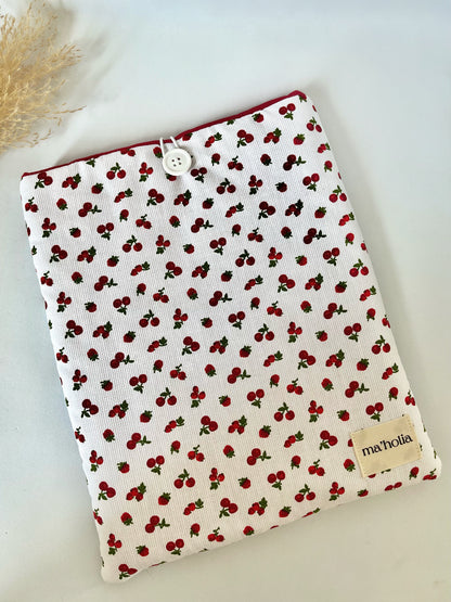 POCHETTE À LIVRE CERISE